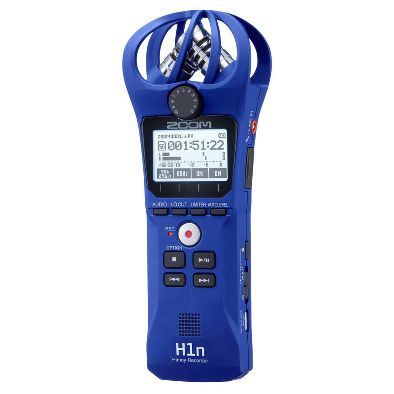 Zoom H1n Handy Recorder Blue Edition -