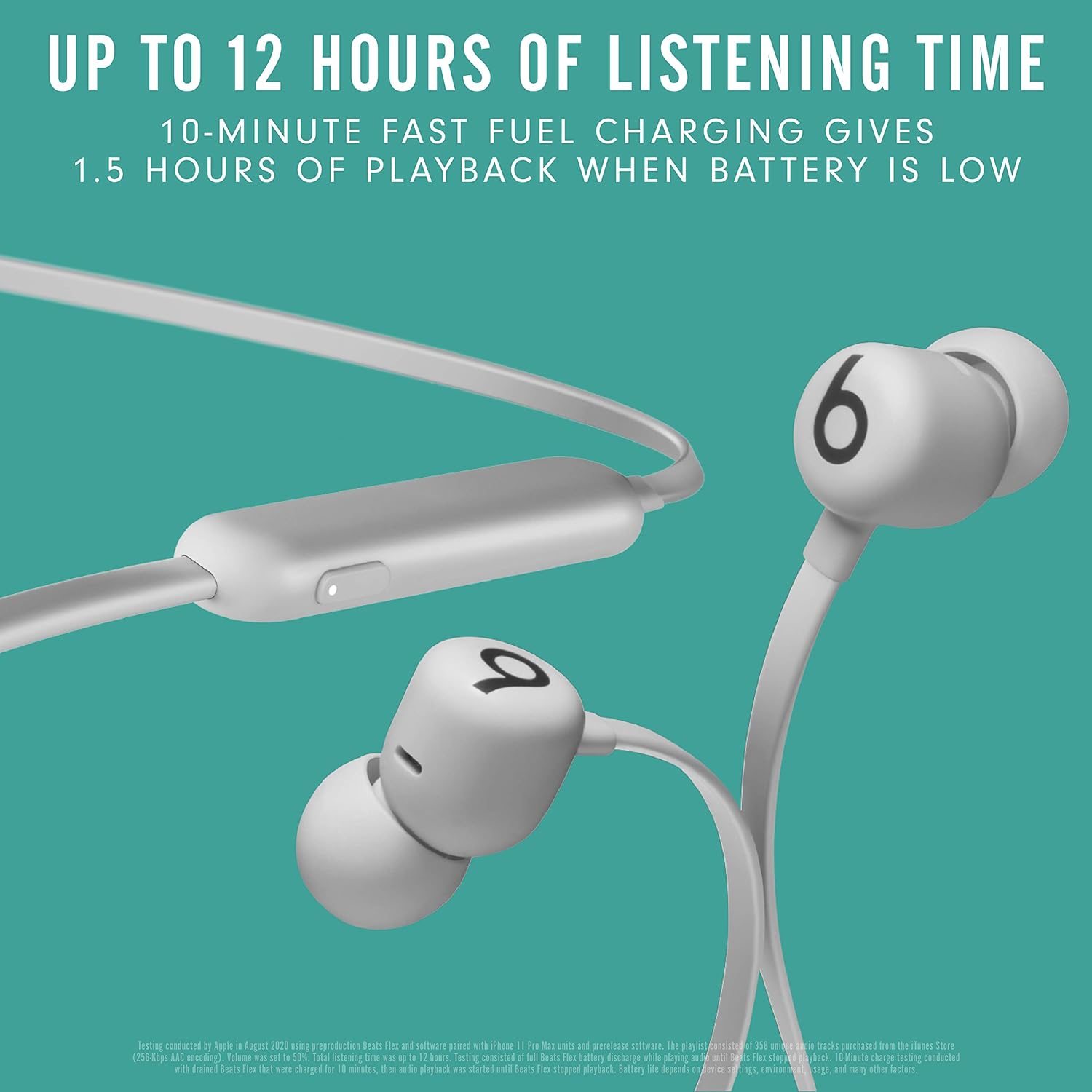 Beats Flex Wireless Earphones - Smoke Gray -