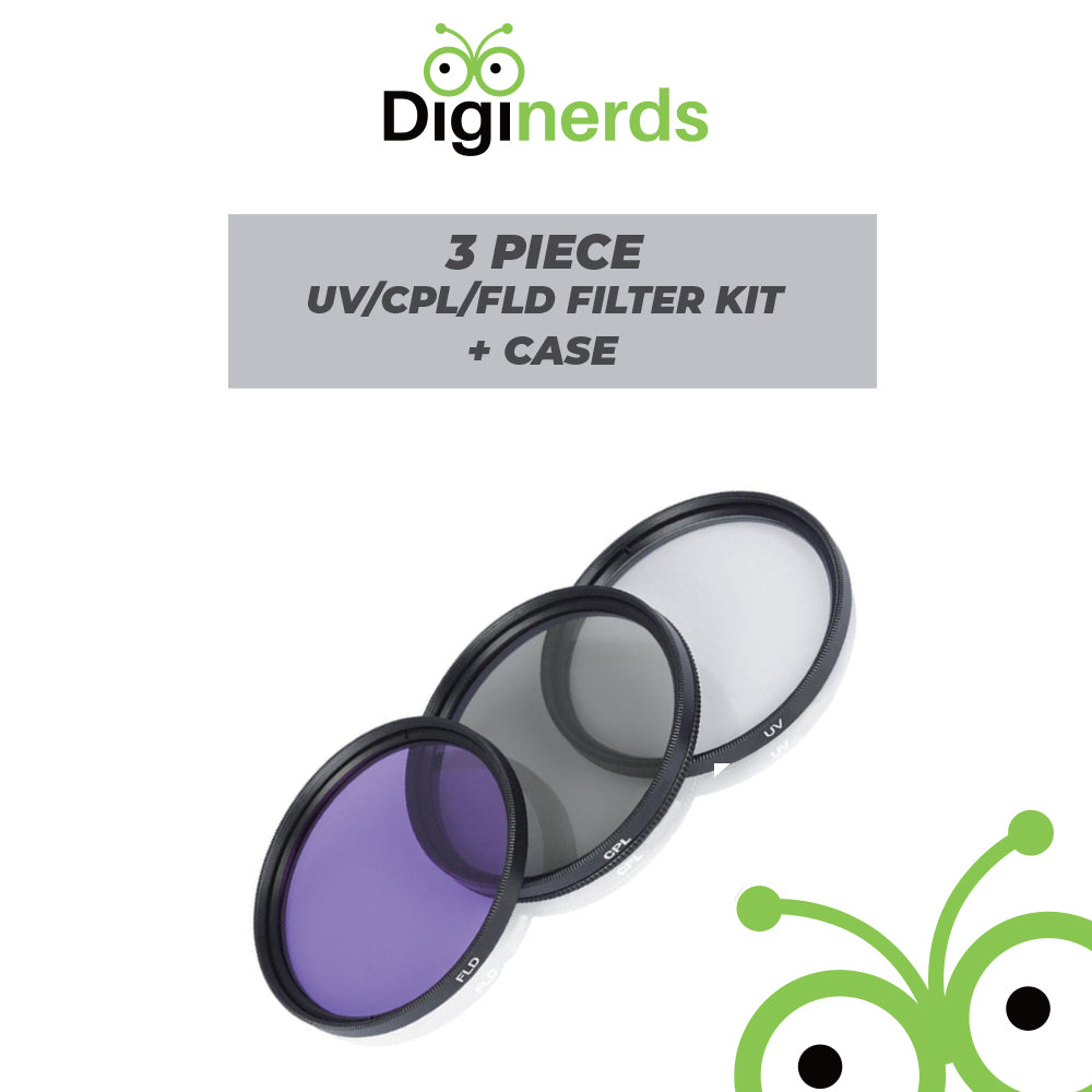 Professional MC 3 Piece Filter Kit, 77mm UV/CPL/F